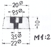 MB 170 Va. usw. z. B. Kofferdeckel Anschlagpuffer, Gummi